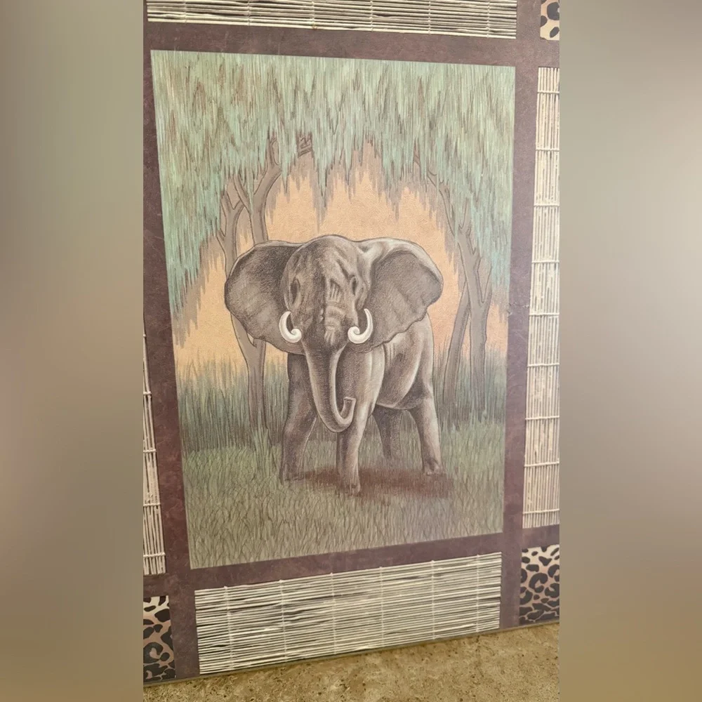 Global Safari Elephant Wall Art